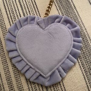 Stoney Clover heart charm keychain in Galaxy